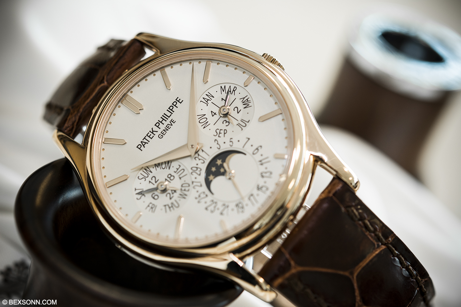 The Patek Philippe Perpetual Calendar 5140R with Opaline Dial, A piece ...